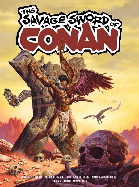 SAVAGE SWORD OF CONAN VOL. 3 DIRECT MARKET EDITION JOE JUSKO COVER TP