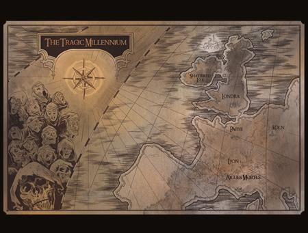 HAWKMOON THE MAD GODS AMULET #1 COVER D MAP WRAPAROUND CARDSTOCK VARIANT