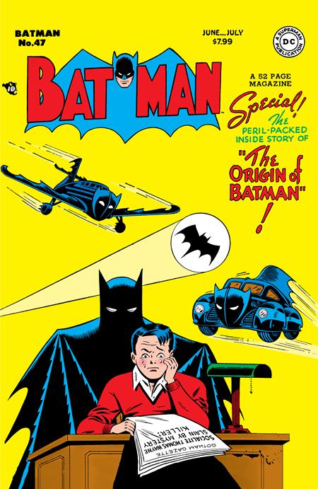 BATMAN #47 FACSIMILE EDITION CVR B BOB KANE FOIL VARIANT