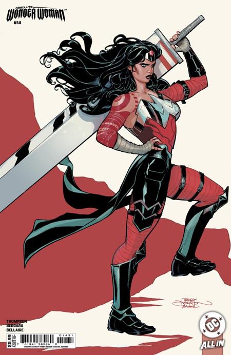 ABSOLUTE WONDER WOMAN #14 SIGNED BY TERRY AND RACHEL DODSON