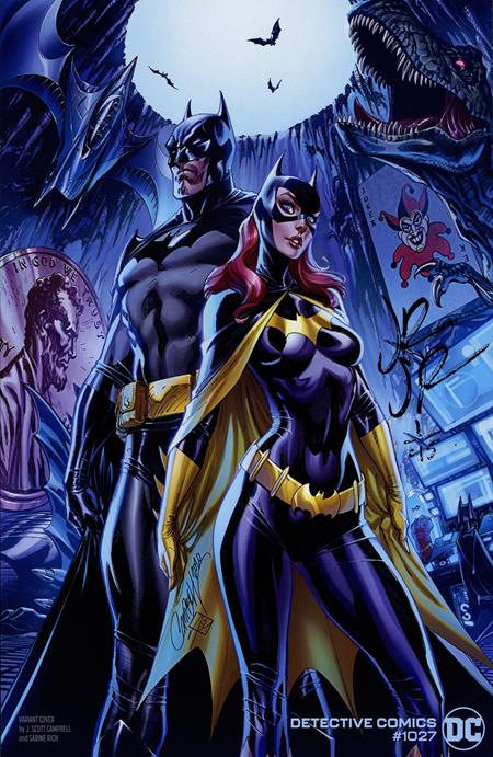 DETECTIVE COMICS #1027 J SCOTT CAMPBELL VARIANT SIGNED BY JOHN ROMITA JR.