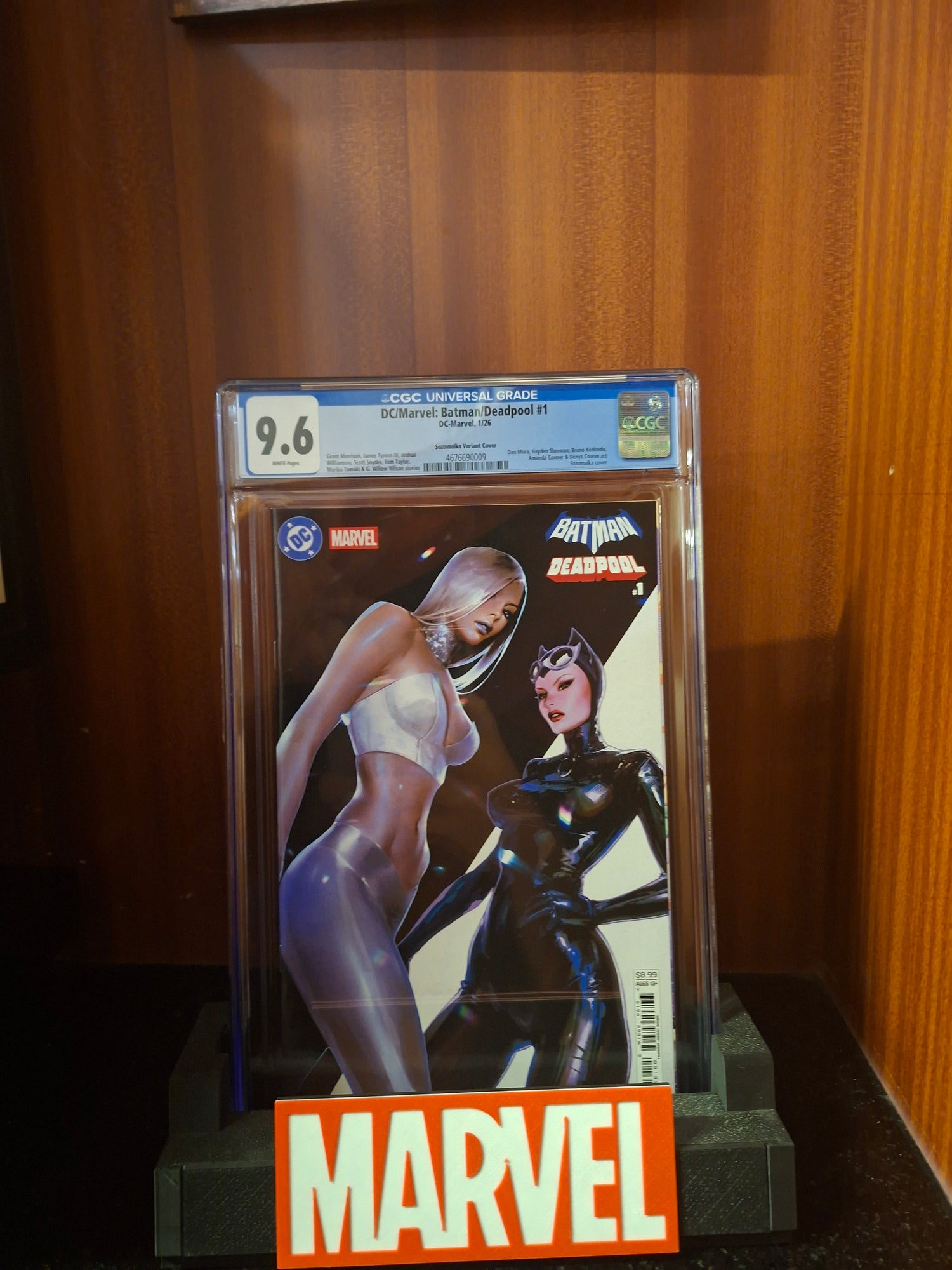 DC / Marvel: Batman / Deadpool #1 Cover S Sozomaika Variant CGC 9.6
