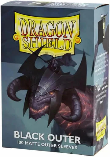 Dragon Shield Black Matte Outer Sleeves