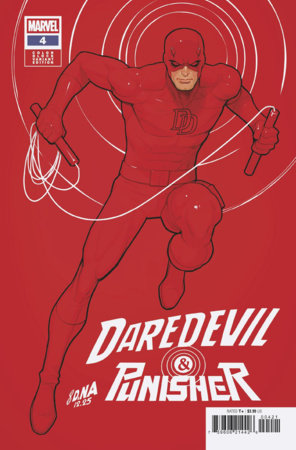 DAREDEVIL/PUNISHER: THE DEVIL'S TRIGGER #4 DAVID NAKAYAMA COLOR BLOCK RED VARIANT