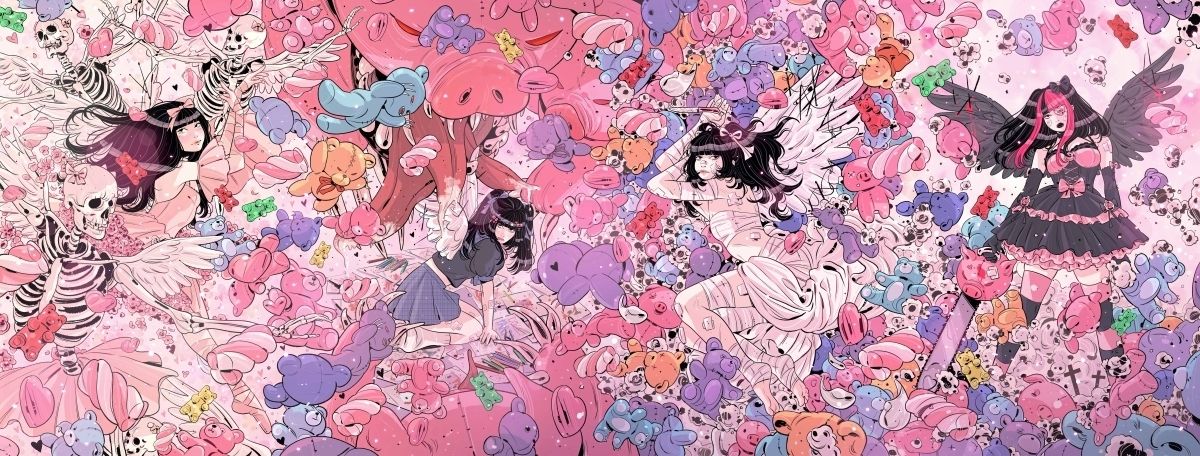 Doll Parts: A Lovesick Tale #1-4 Cover C Luana Vecchio Connecting Variant