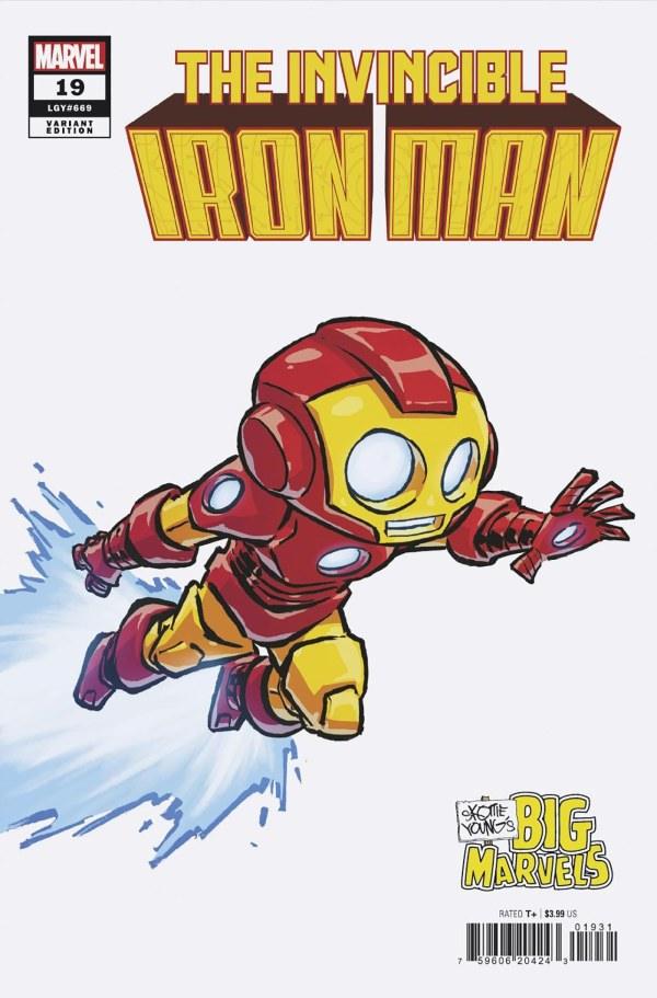 The Invincible Iron Man #19 Skottie Young Big Marvels Variant