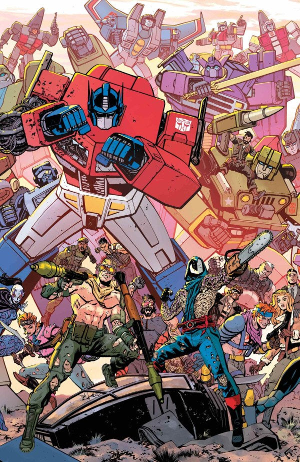 G.I. Joe #23 Cover F Tom Reilly Energon Universe Third Anniversary Connecting Virgin Variant