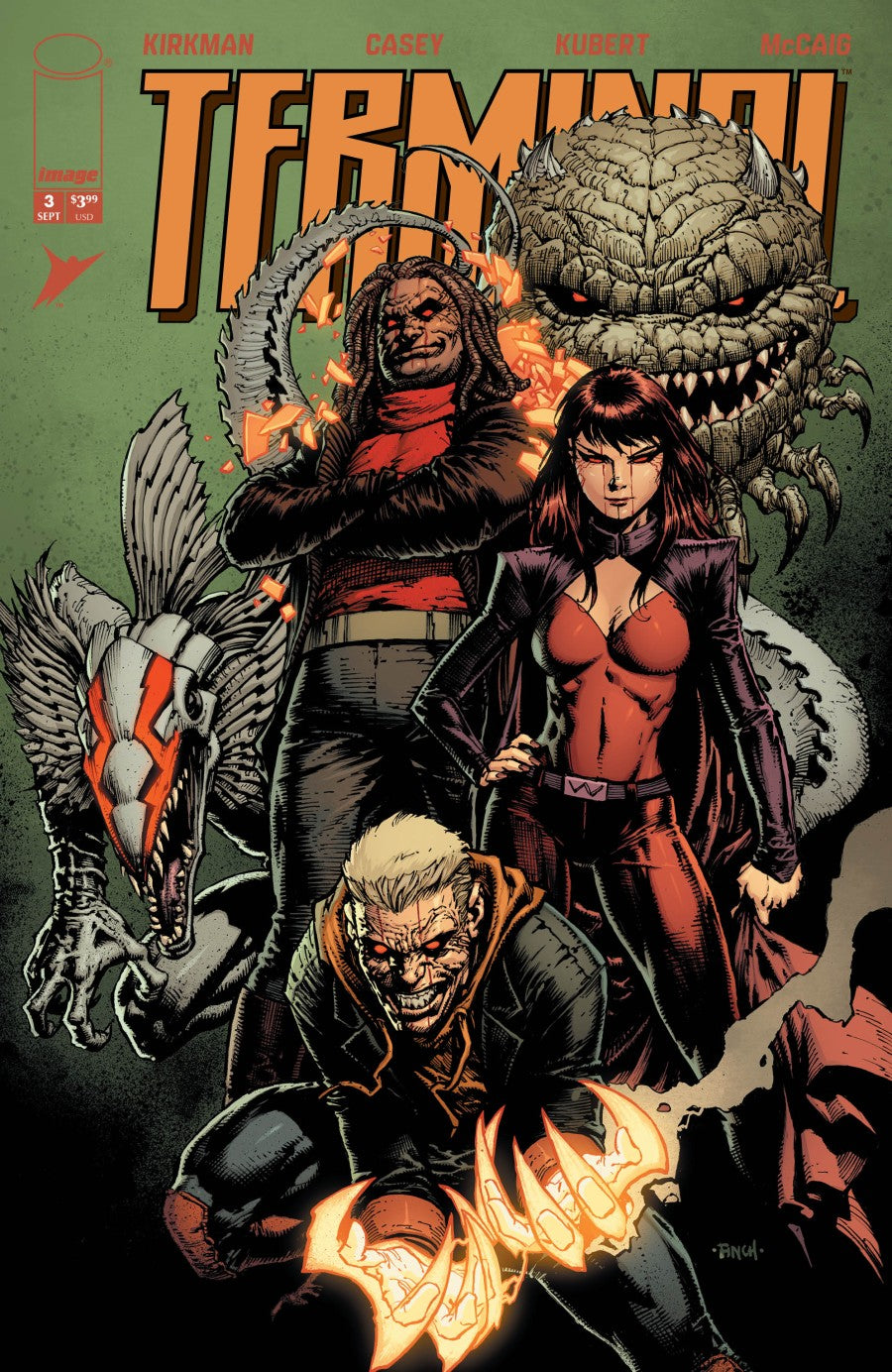 Terminal #3 Cover B David Finch Variant