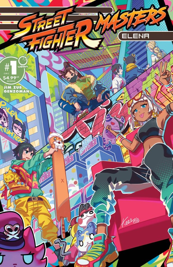 Street Fighter Masters: Elena #1 Cover C 1:5 Keenbiscuit Variant