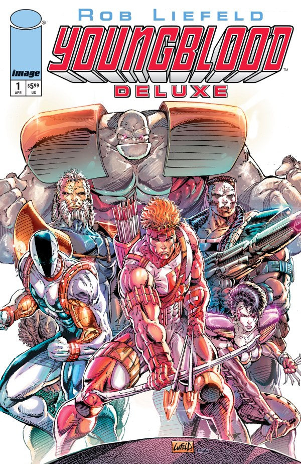 Youngblood Deluxe #1 Cover B Rob Liefeld Foil Variant