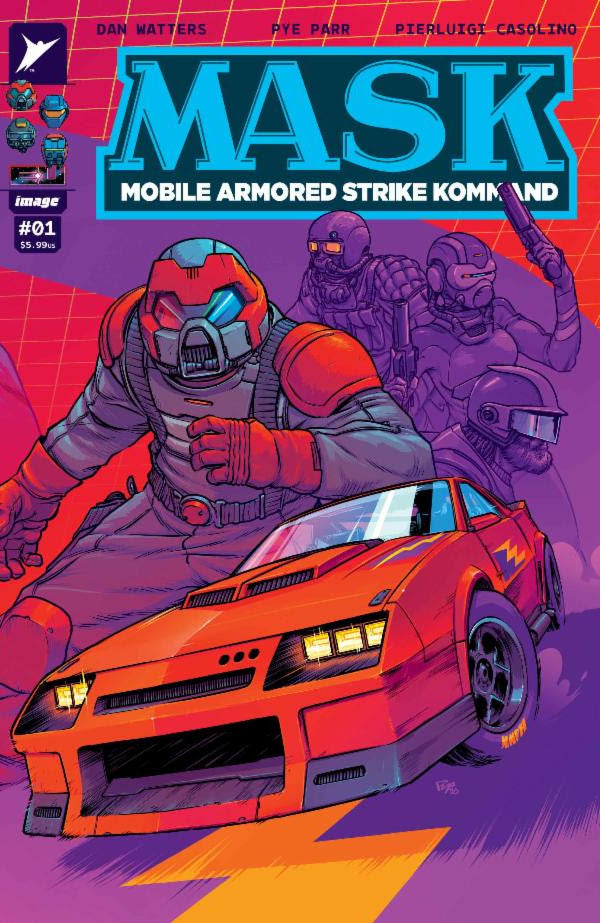 M.A.S.K. #1 Cover N Simon Parr Foil Variant