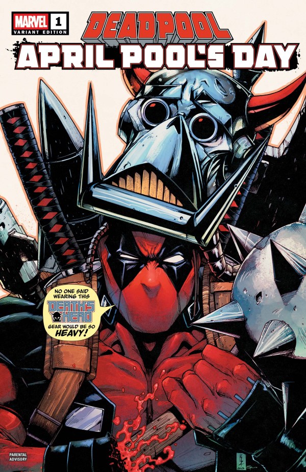 Deadpool: April Pool's Day #1 Kei Zama Death's Head Variant