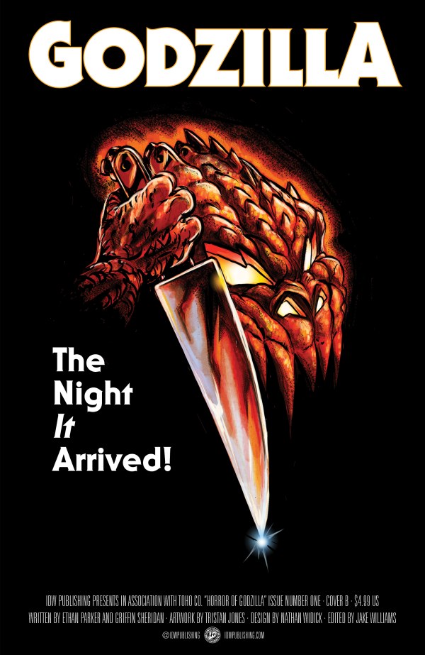 The Horror of Godzilla #1 Cover B Pablo Tunica Movie Homage Variant