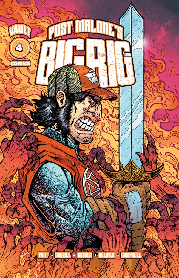 Post Malone's Big Rig #4 Cover G 1:10 Maria Wolf Variant