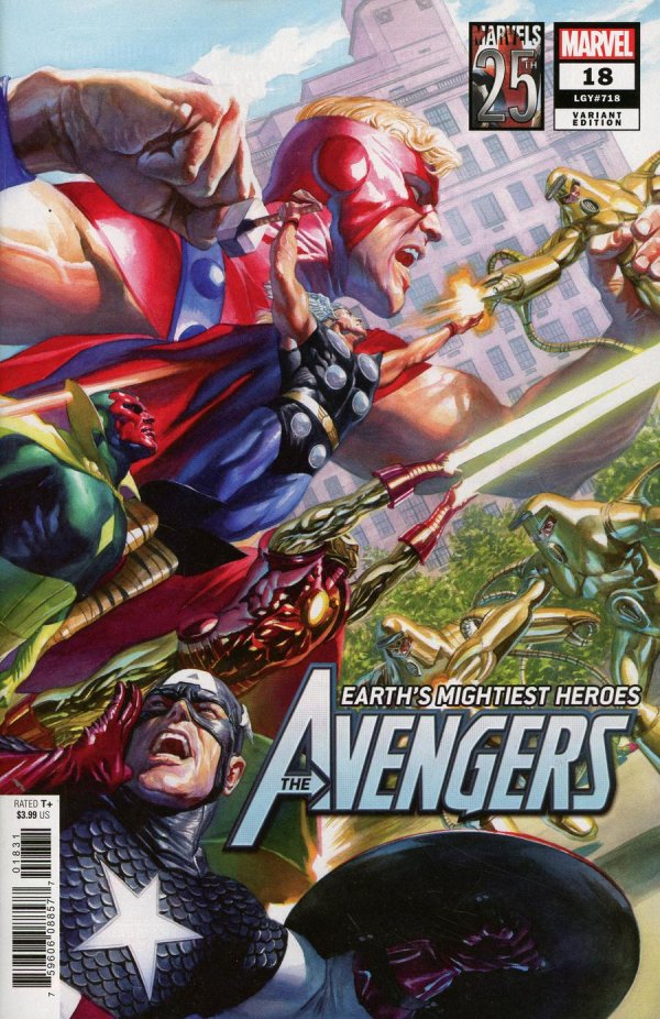 The Avengers #18 Alex Ross Marvels 25th Tribute Variant (2019)