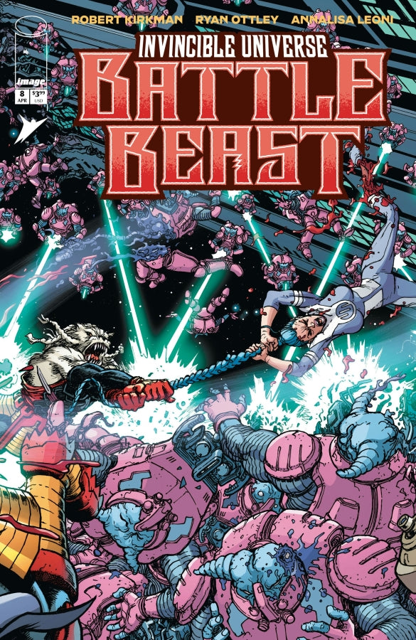 Invincible Universe: Battle Beast #8 Cover C 1:10 Chris Burnham Connecting Variant