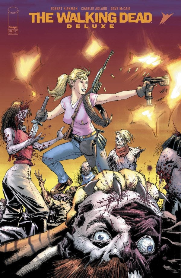 The Walking Dead Deluxe #112 Cover C Whilce Portacio Connecting Variant