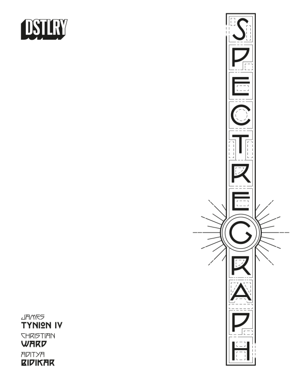 Spectregraph #1 Cover G Blank Variant