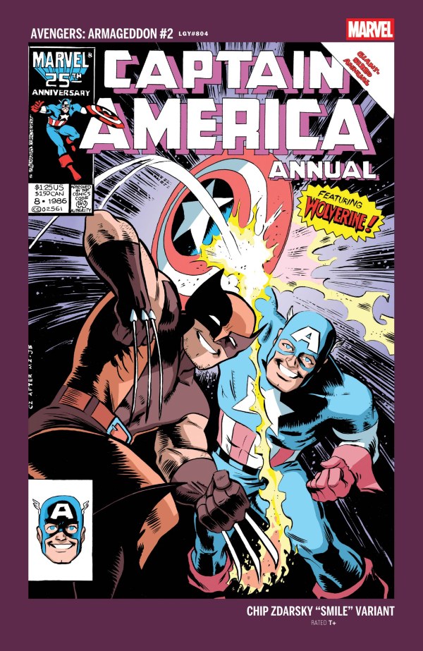 Avengers: Armageddon #2 Chip Zdarsky Smile Variant