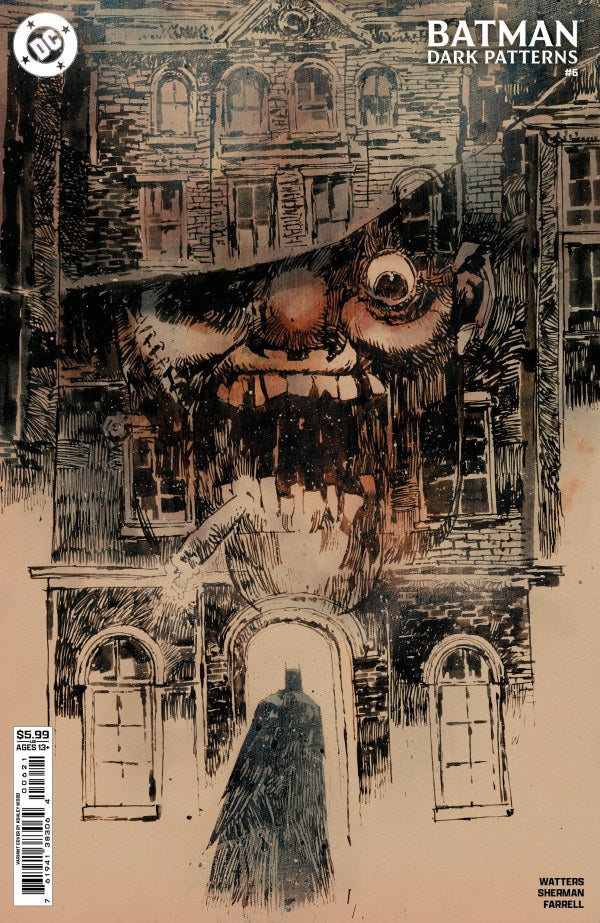 Batman: Dark Patterns #6 Cover B Ashley Wood Variant