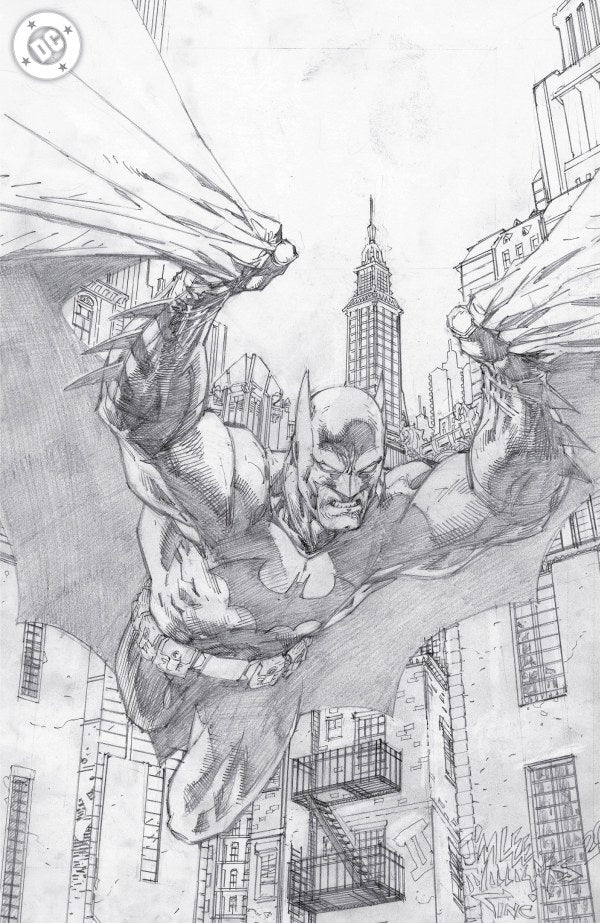 Batman #158 Cover O 1:250 Jim Lee Sketch Virgin Variant