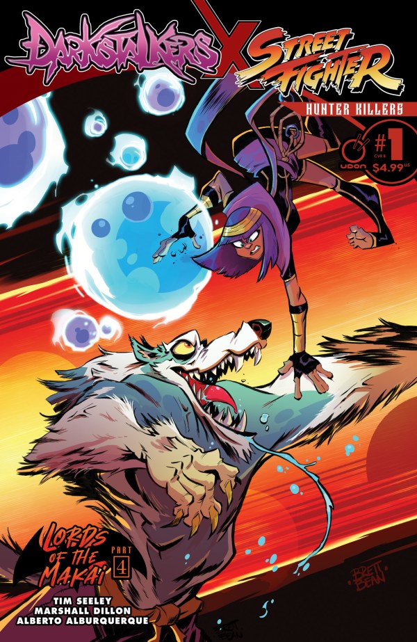 Darkstalkers X Street Fighter: Hunter Killers #1 Cover B Brett Bean Variant