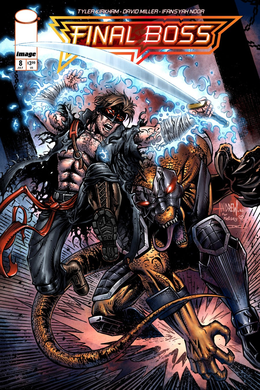 Final Boss #8 Cover C Andrew Mangum Variant