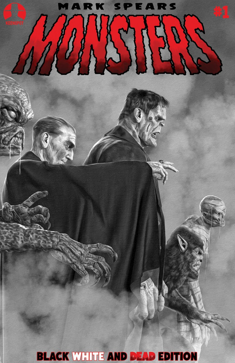 Mark Spears Monsters: Black, White & Dead Edition #1