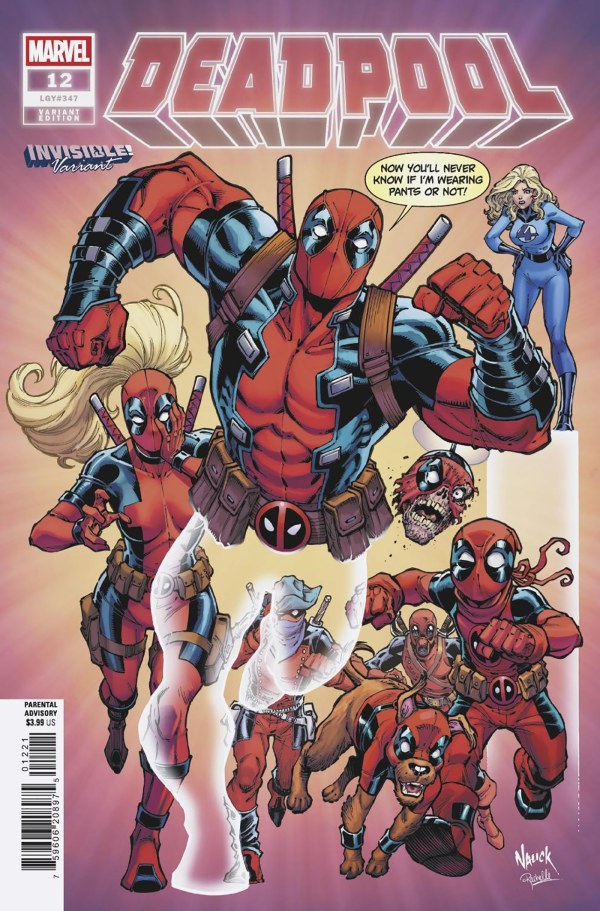 Deadpool #12 Todd Nauck Invisible! Variant