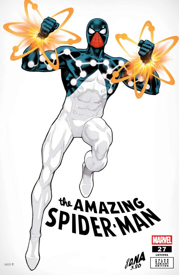 The Amazing Spider-Man #27 David Nakayama Color Block White Variant