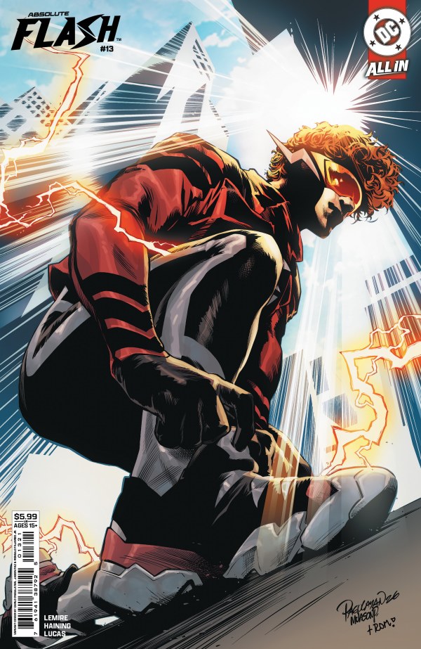 Absolute Flash #13 Cover B Carlo Pagulayan Variant