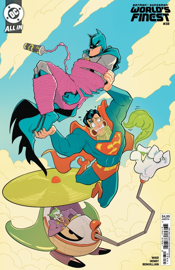 Batman / Superman: World's Finest #38 Cover D Ted Brandt April Fools Variant