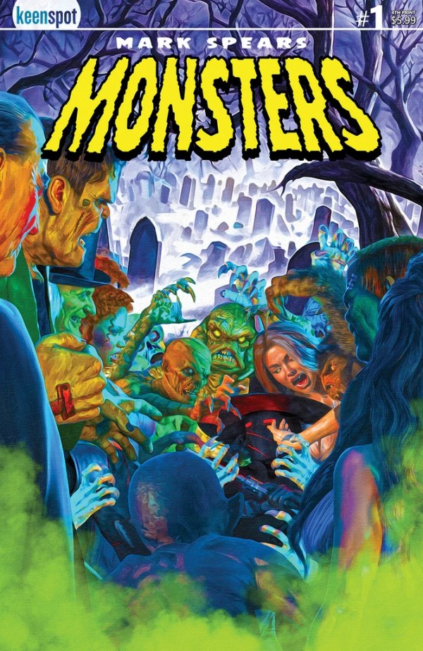 Mark Spears Monsters #1 4th Printing Graveyard