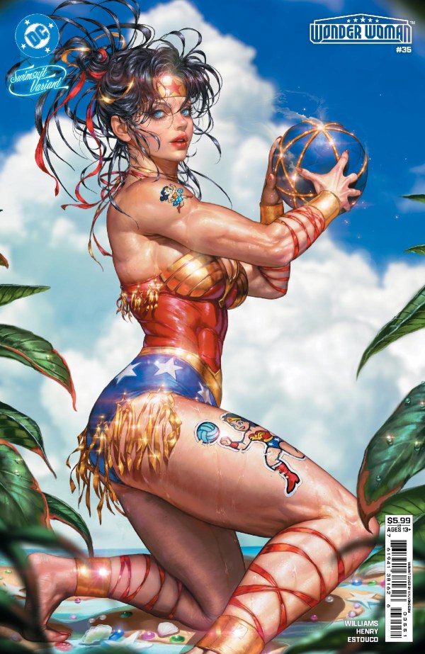 Wonder Woman #35 Cover E KyuYong Eom Swimsuit Variant