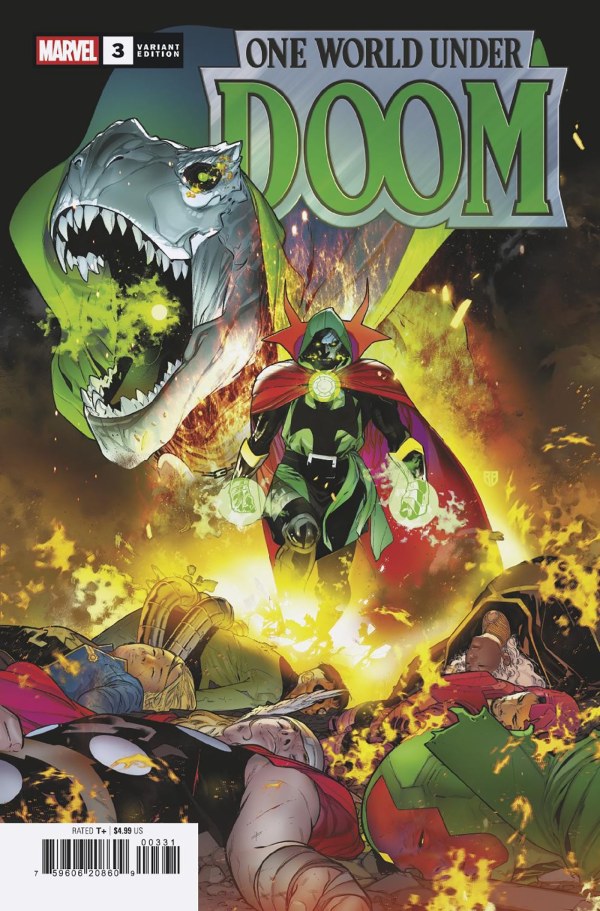 One World Under Doom #3 R. B. Silva Variant