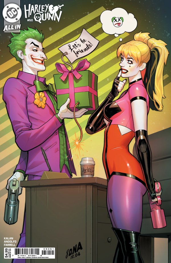 April Fools Variant Covers (Birds of Prey #20 Cover D Zoe)(Poison Ivy #32 Cover D Bernard Chang)(Batman / Superman: World's Finest #38 Cover D Ted)(Batman #159 Cover E Joe)(Harley Quinn #50 Cover D David Nakayama)(Superman #25 Cover F Dan Hipp)