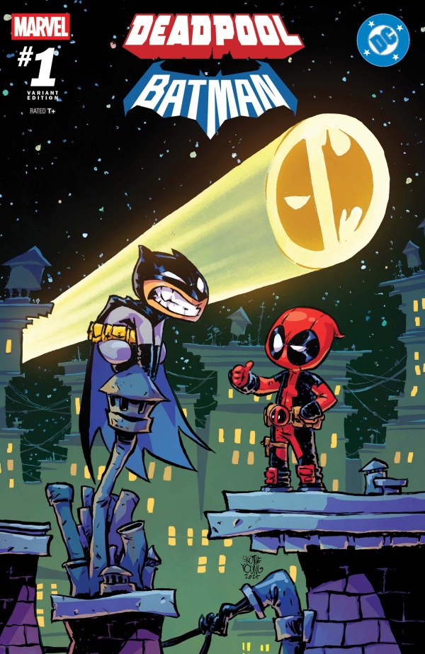 Marvel / DC: Deadpool / Batman #1 CGC 9.8 Skottie Young Variant