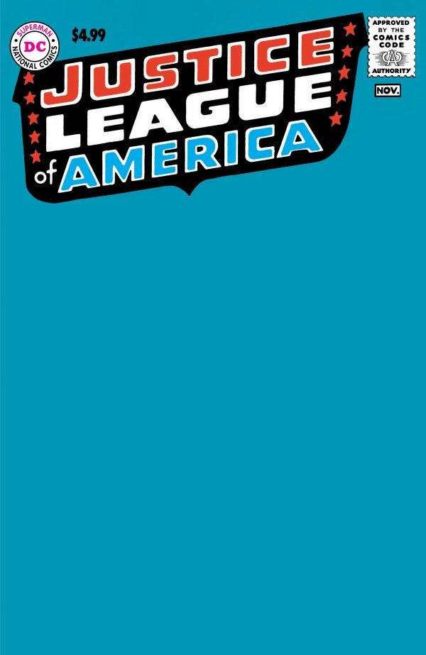 Justice League of America #1 Facsimile Edition 2024 Blank Variant