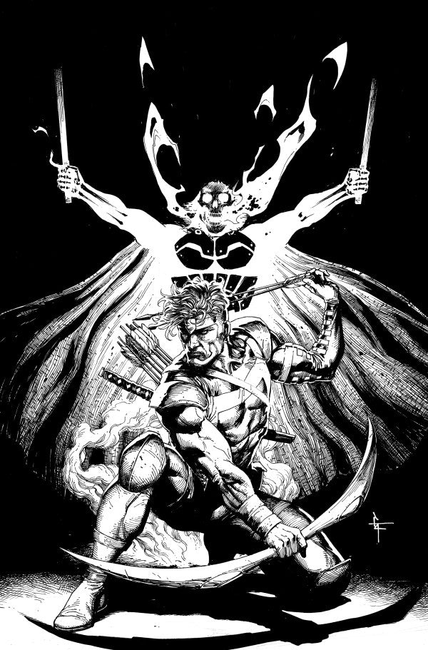 Geiger #18 Cover E Gary Frank Black & White Youngblood Team-Up Virgin Variant