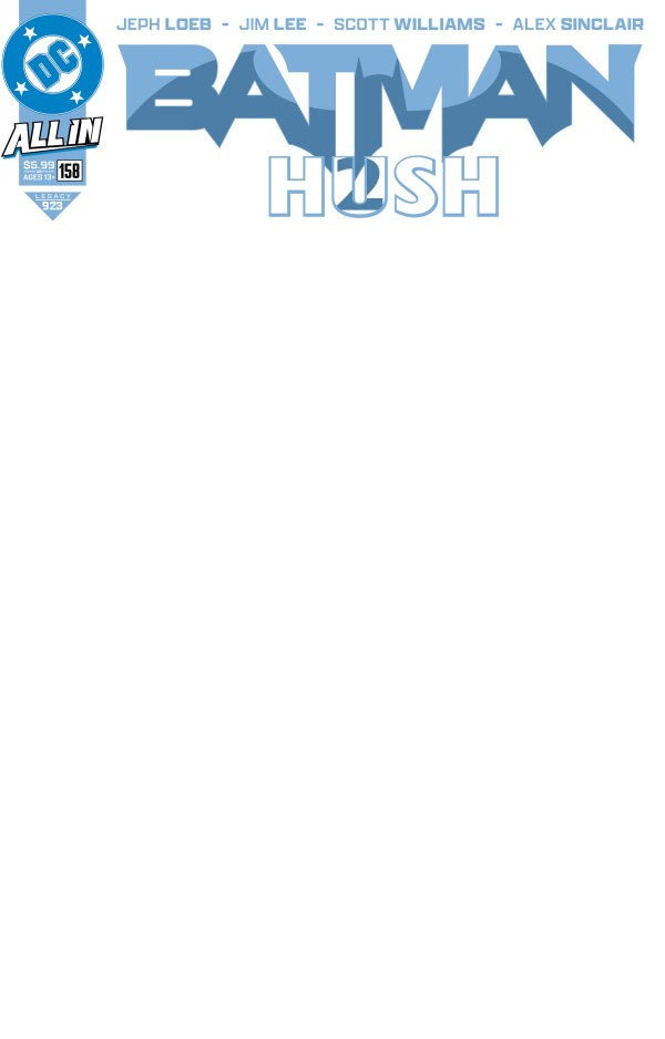 Batman #158 Cover H Blank Variant