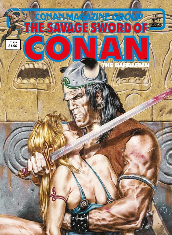 The Savage Sword of Conan: The Original Comics Omnibus Vol. 7 HC Tanino Liberatore DM Edition