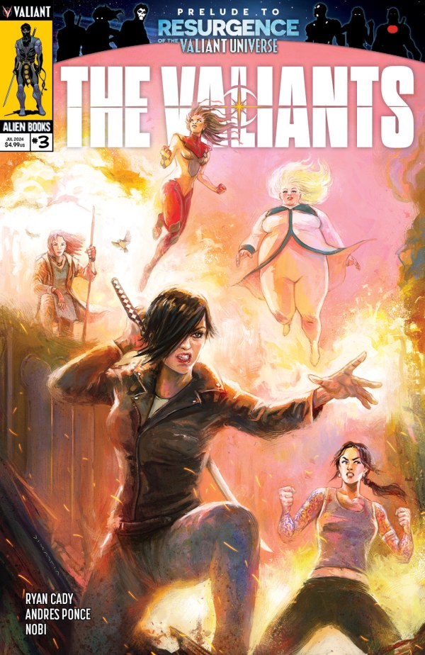 The Valiants Full Set #1-4