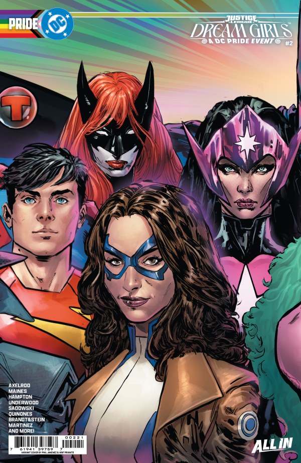 Justice League: Dream Girls – A DC Pride Event #2 Cover B Phil Jimenez Connecting Variant