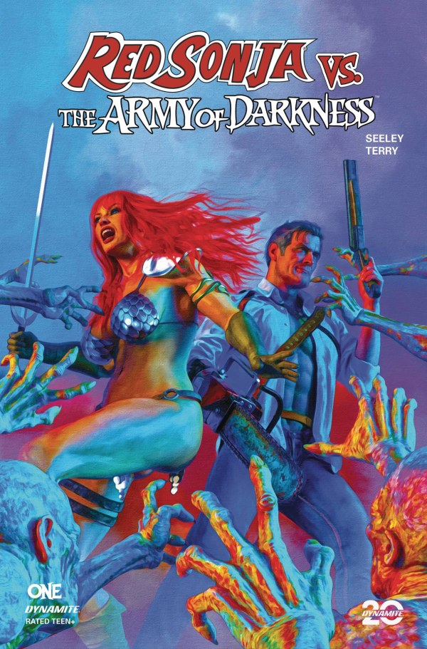 Red Sonja vs. the Army of Darkness #1 Cover E Mark Spears Foil Variant
