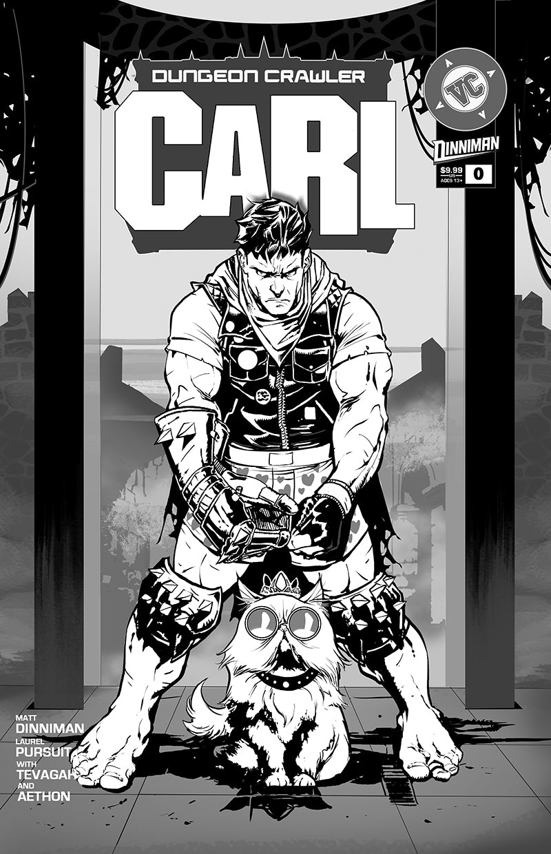 Dungeon Crawler Carl Special Edition #0 Cover B Nathan Gooden Black & White Absolute Batman #1 Homage Variant