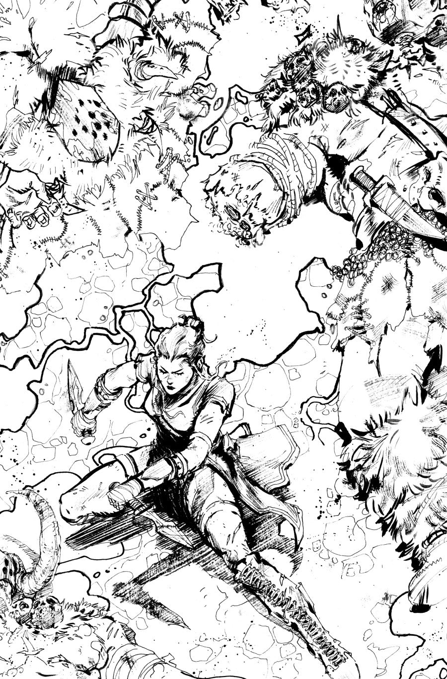 Diablo: Dawn of Hatred #2 Cover E 1:5 Kelsey Ramsay Black & White Variant
