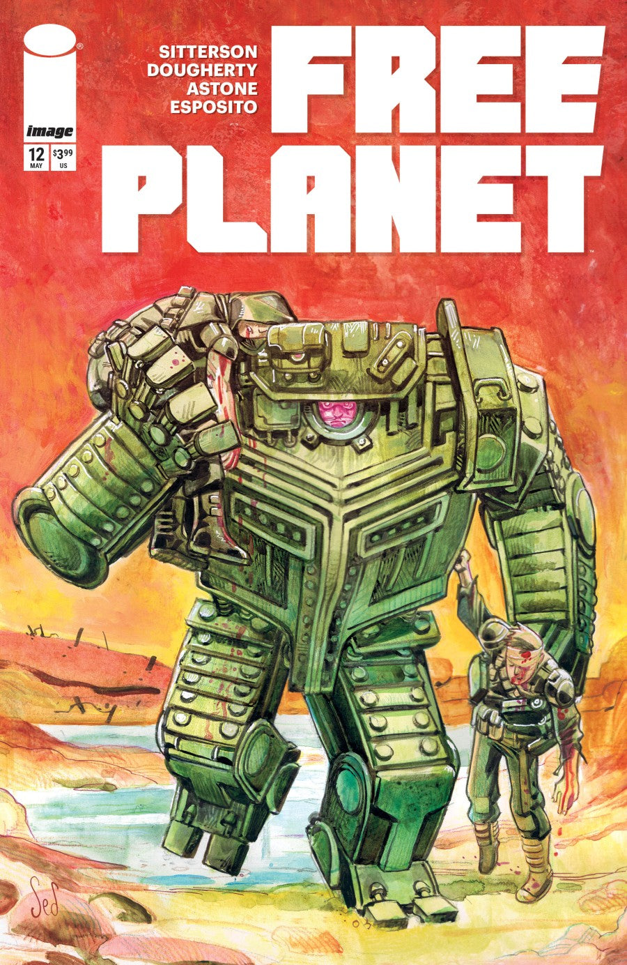 Free Planet #12 Cover B Jed Dougherty Variant
