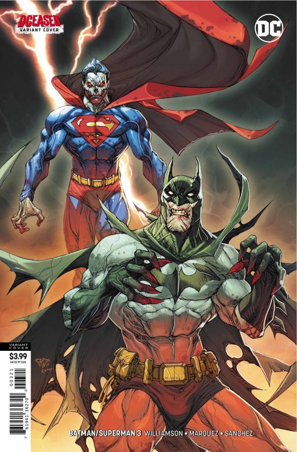 Batman / Superman #3 Paolo Pantalena DCeased Variant (2019)