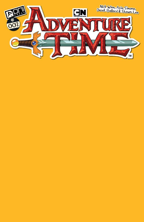 Adventure Time #2 Cover C Blank Variant