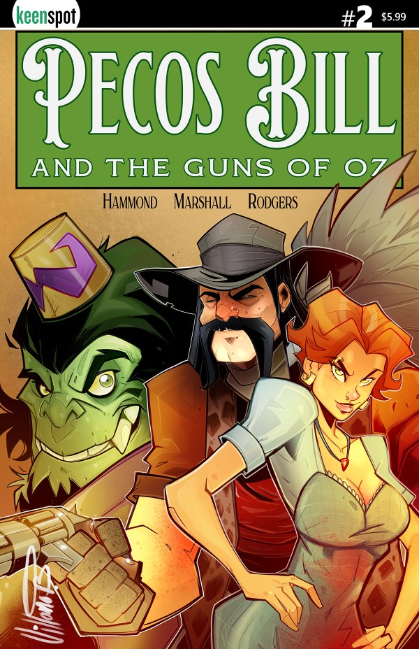 Pecos Bill and the Guns of Oz #2 Cover B Villano Trece Variant